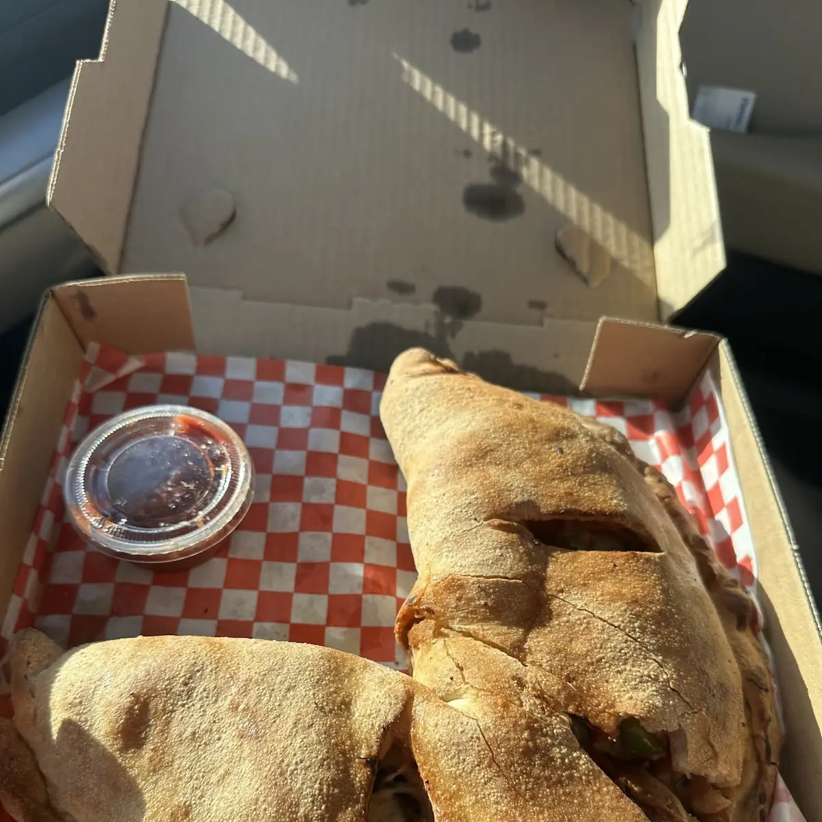 Tom's BBQ Chicken Calzone