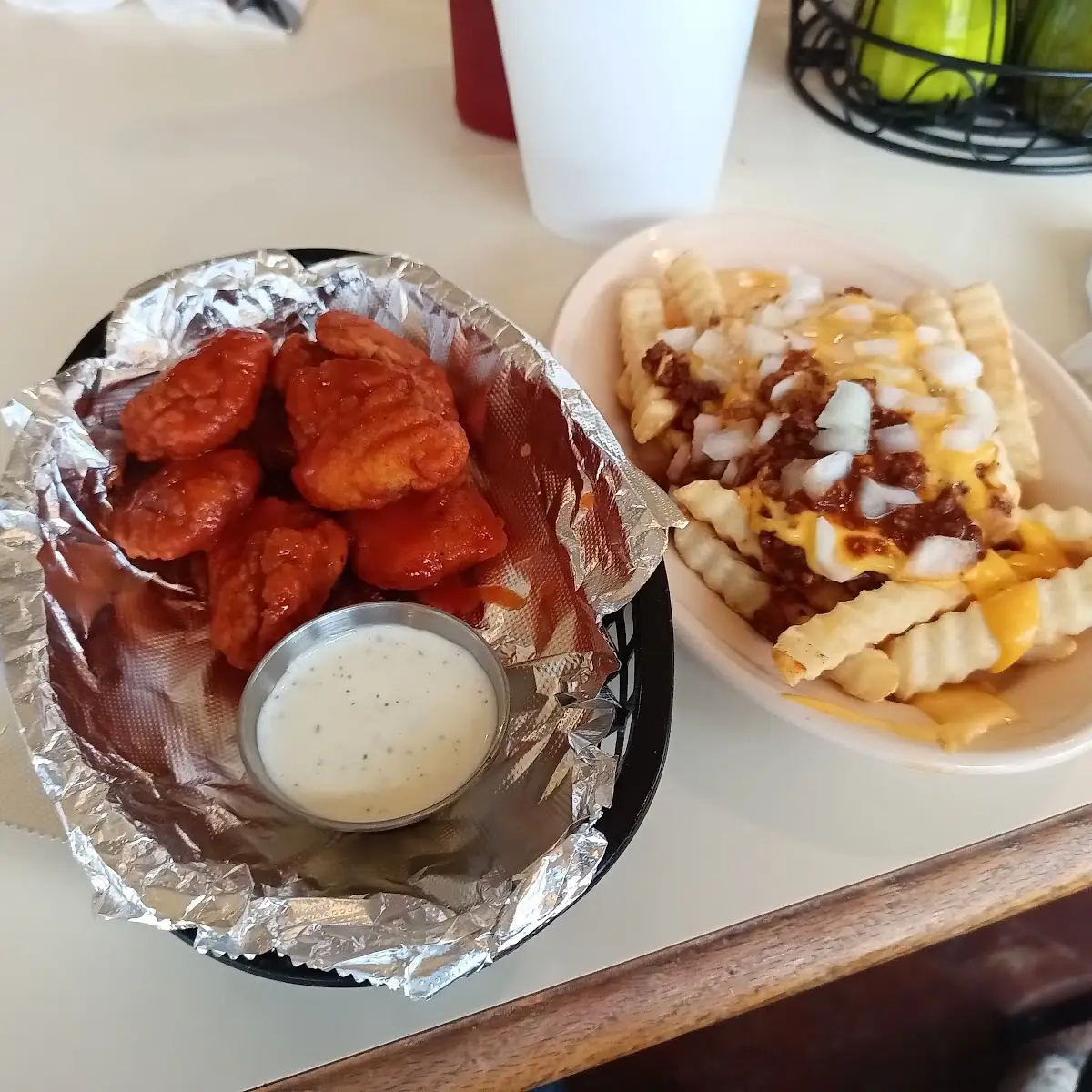 Wings and Fries