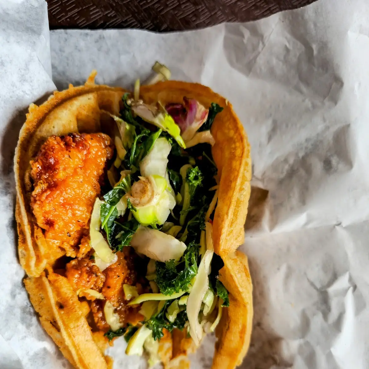 Spicy Chicken and Waffle