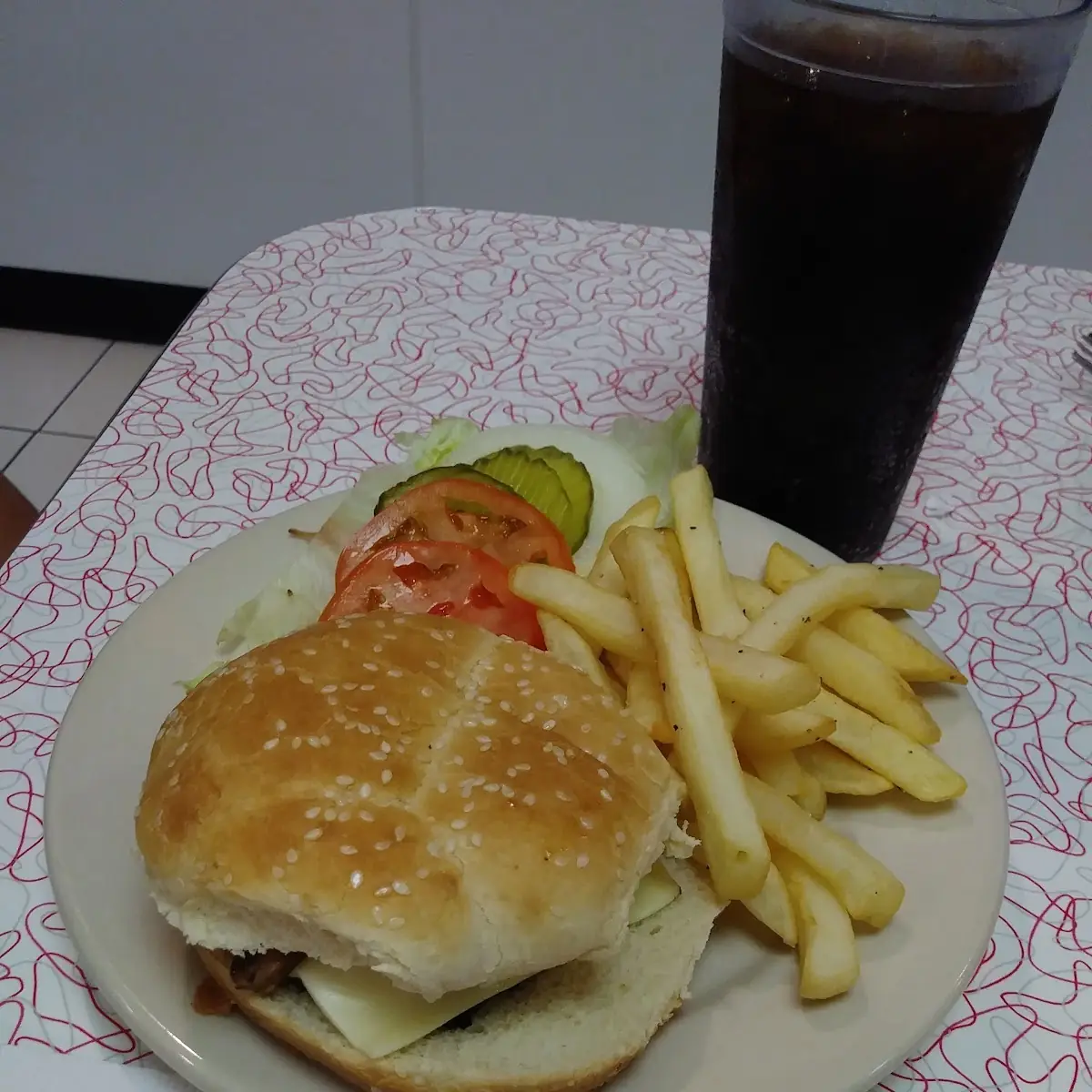 Mushroom Swiss Burger