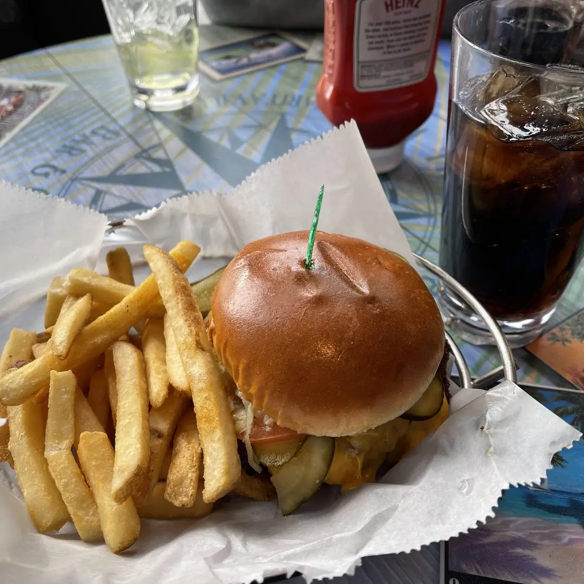 Double Cheeseburger in Paradise