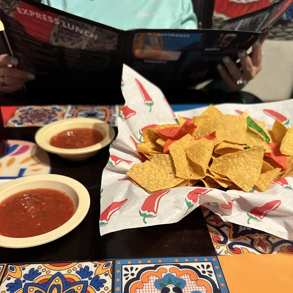 Chips and Salsa Verde