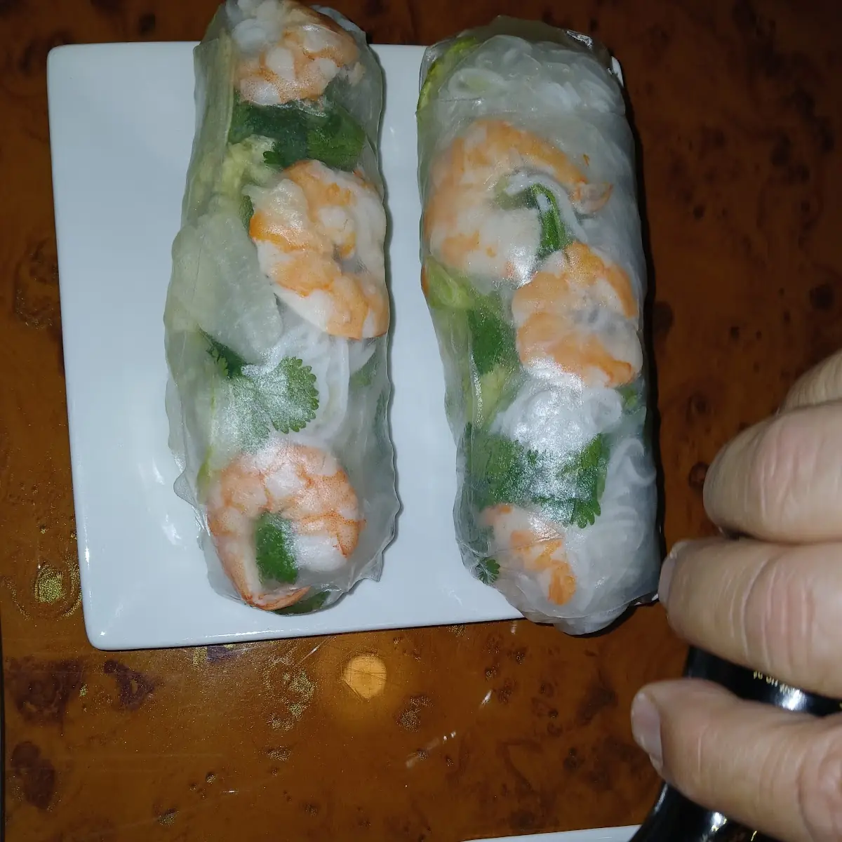 Shrimp Spring Rolls with Sauce