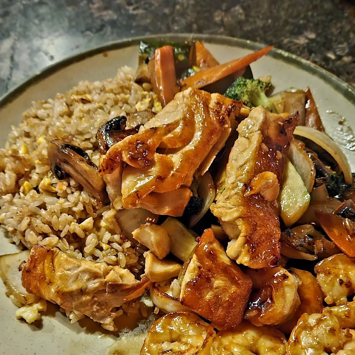 Fried Rice & Grilled Vegetables
