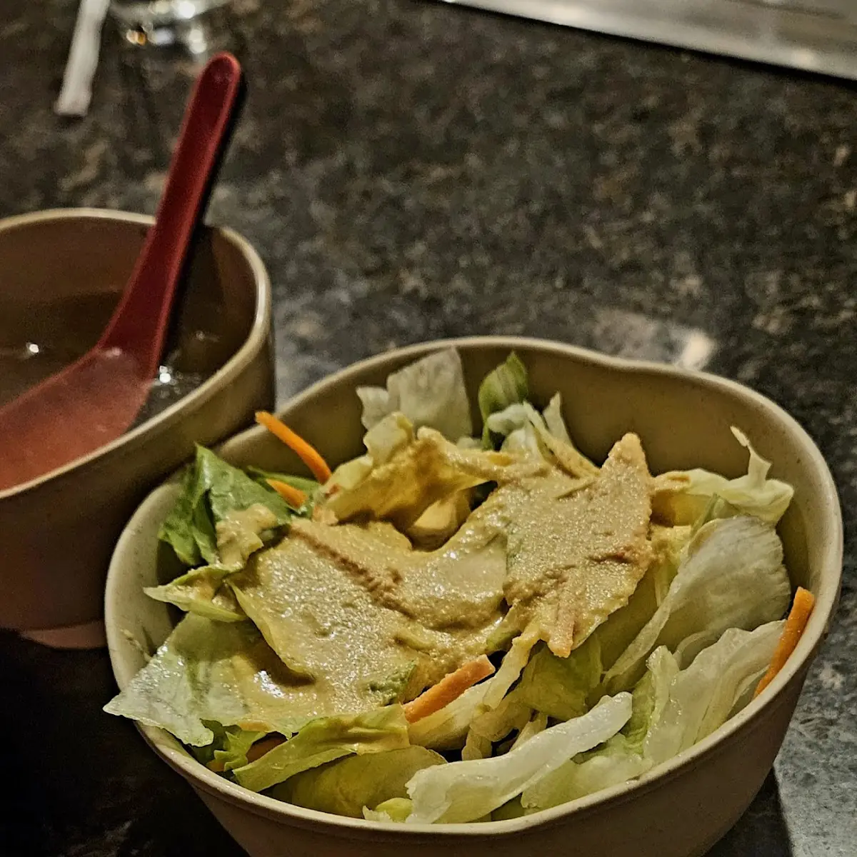 House Salad with Ginger Dressing