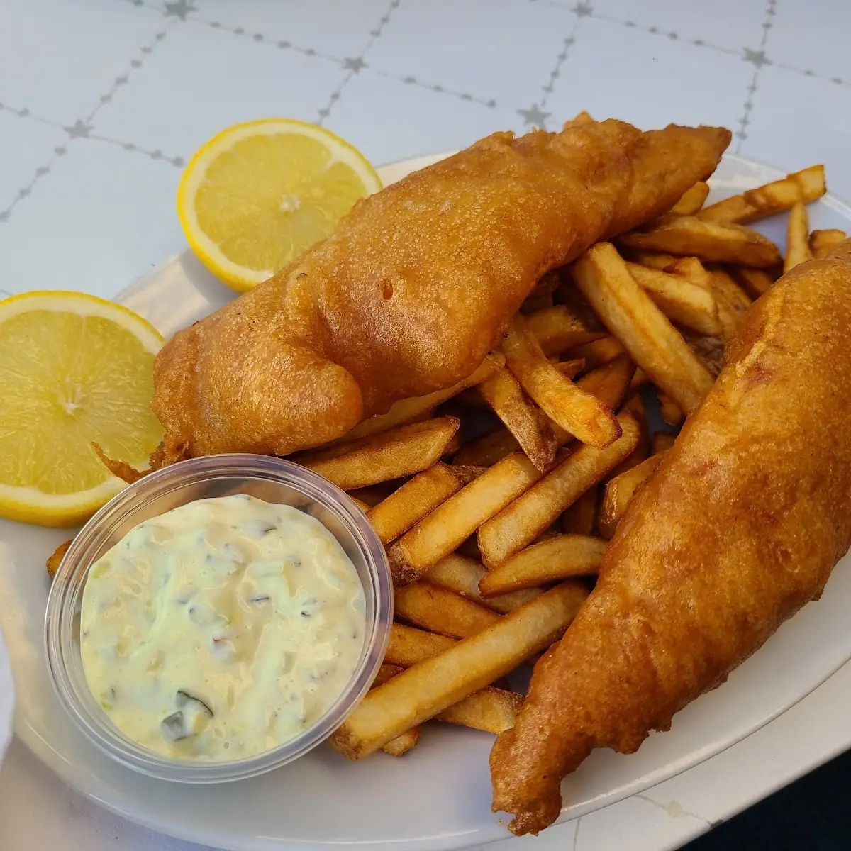 Fish and Chips, St Clair Riverview Restaurant