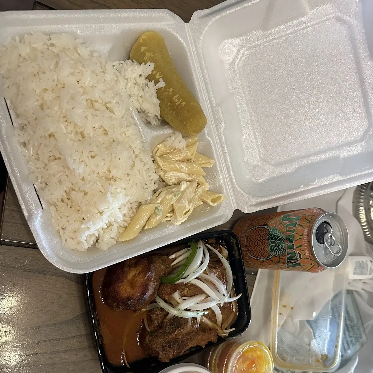 Stew Chicken with White Rice