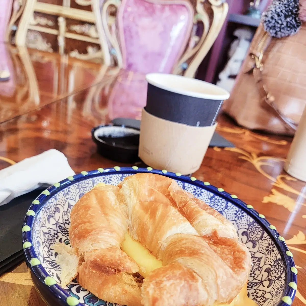 Egg and Cheese Croissant Sandwich