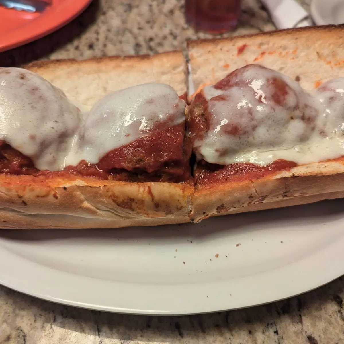 Meatball Parmigiana Sub