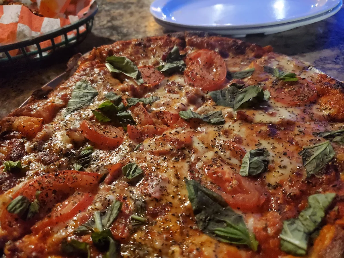 Margherita Pizza with Bacon