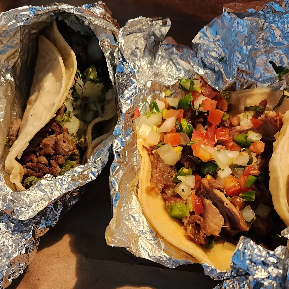 Asada and Carnitas Taco