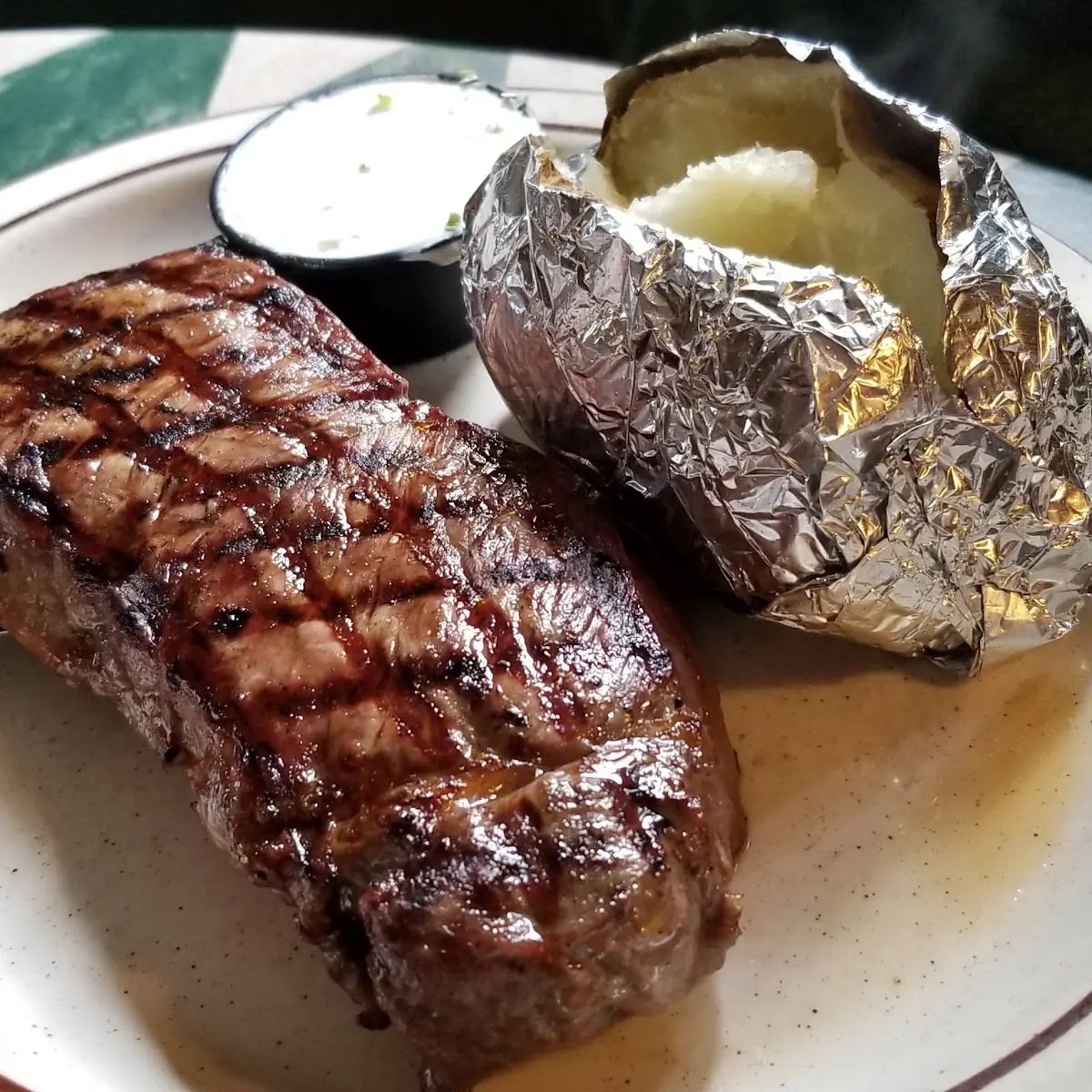 Strip Steak Dinner