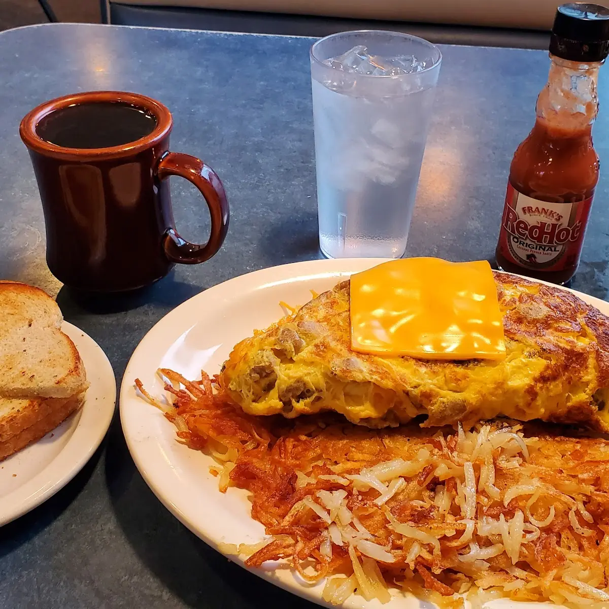 Sausage and Cheese Omelette