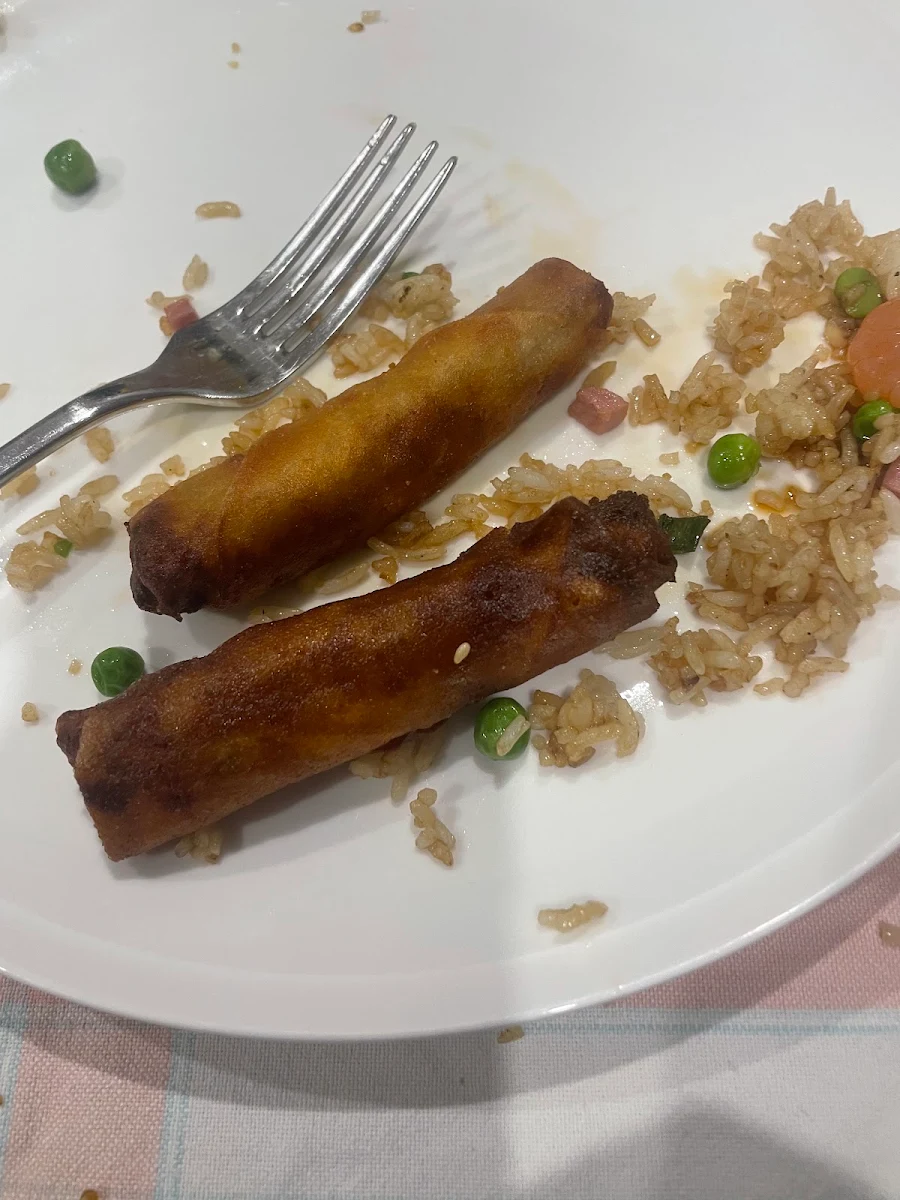 Very Poor Version of a Spring Roll, Shanghai Chinese Restaurant