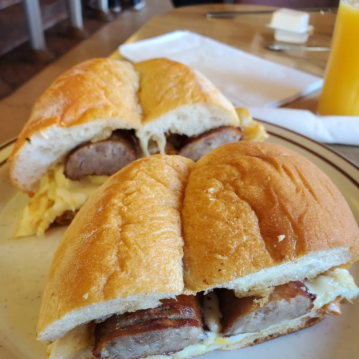 Italian Sausage Egg and Cheese