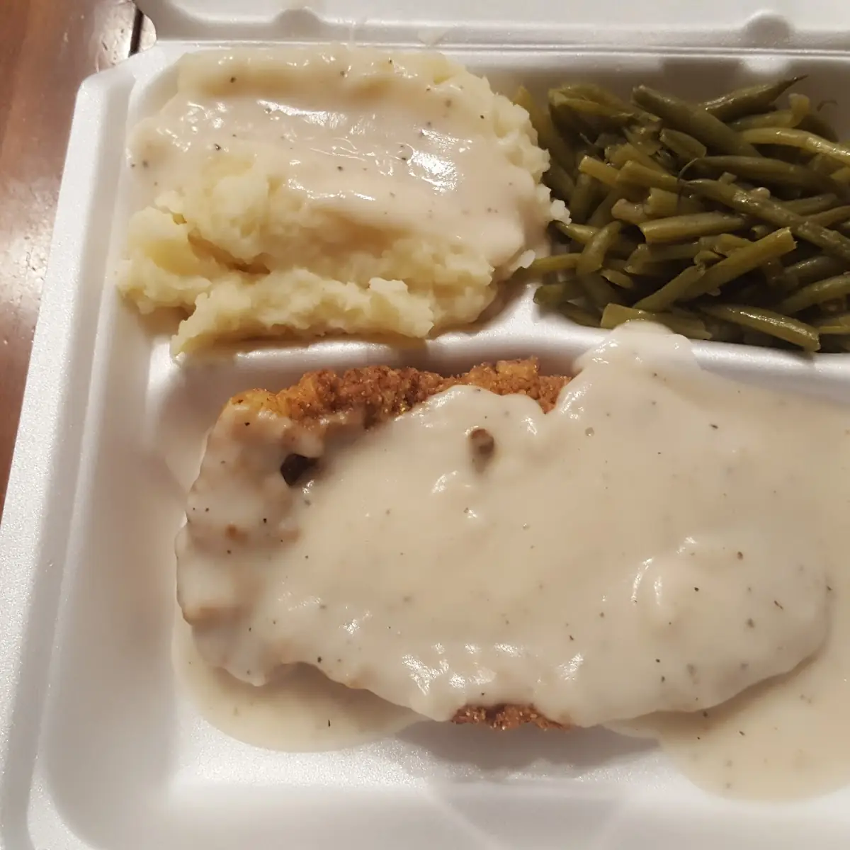 Green Beans & Mashed Potatoes