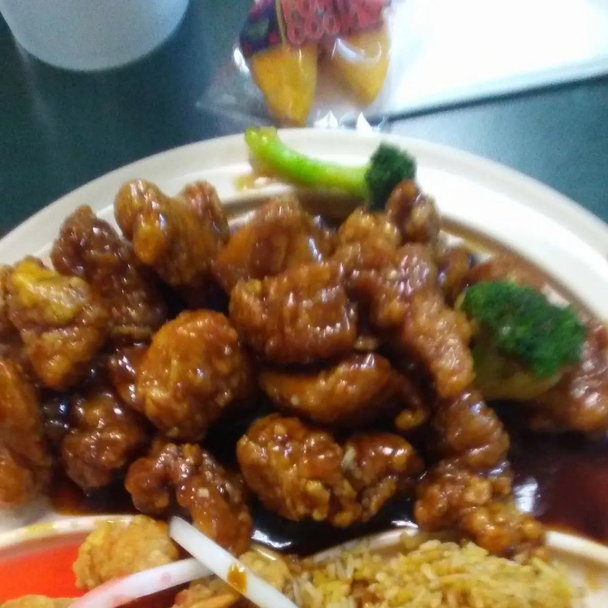 Orange Chicken Fried Rice -F20