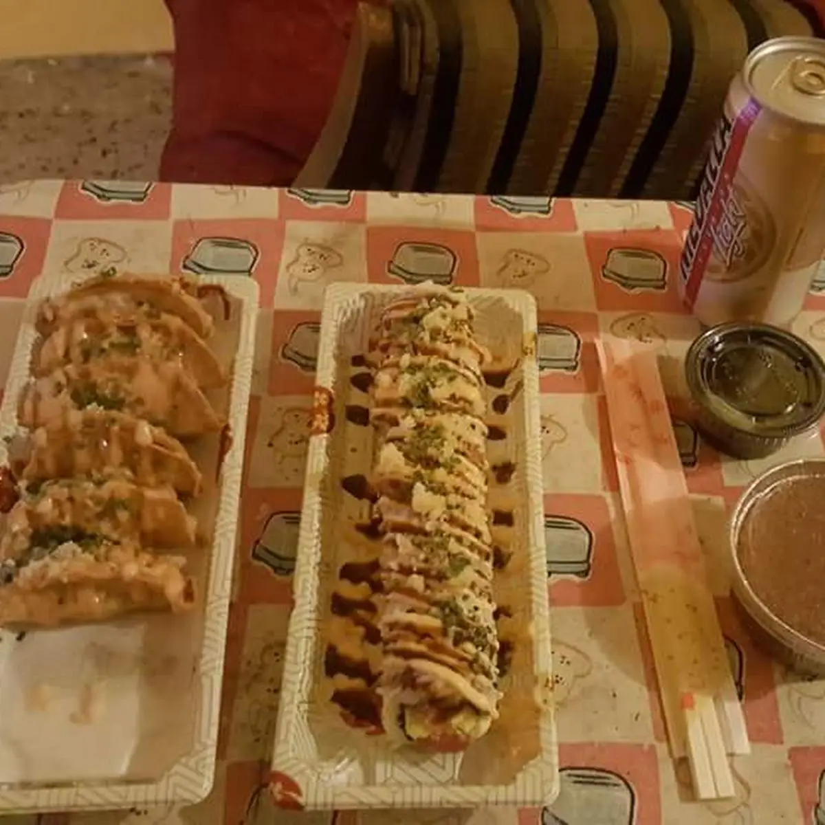 Tuna Roll with Fried Dumplings