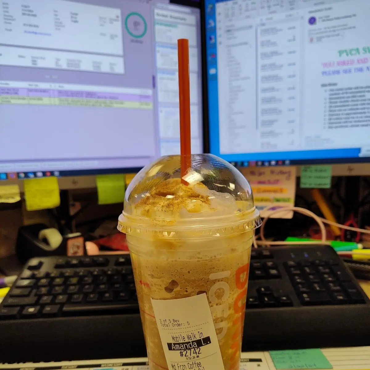 Frozen Caramel Frappe