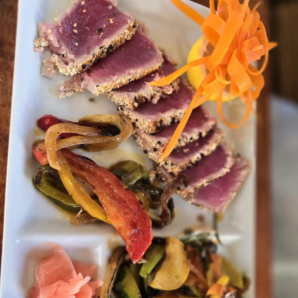 Black & Bleu Tuna Sashimi