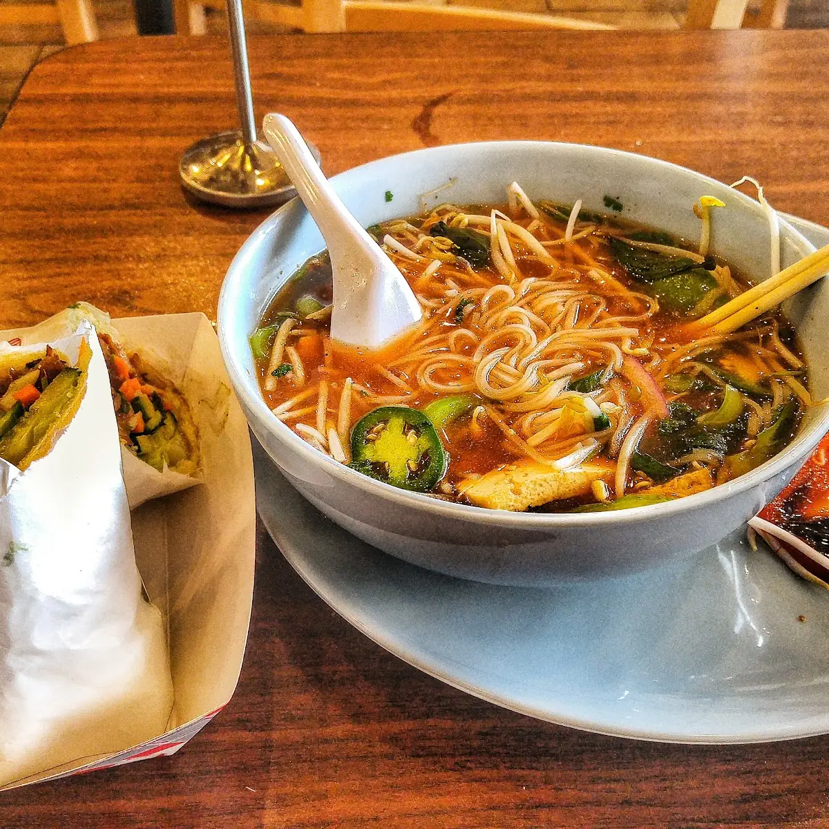 Pho with Banh MI