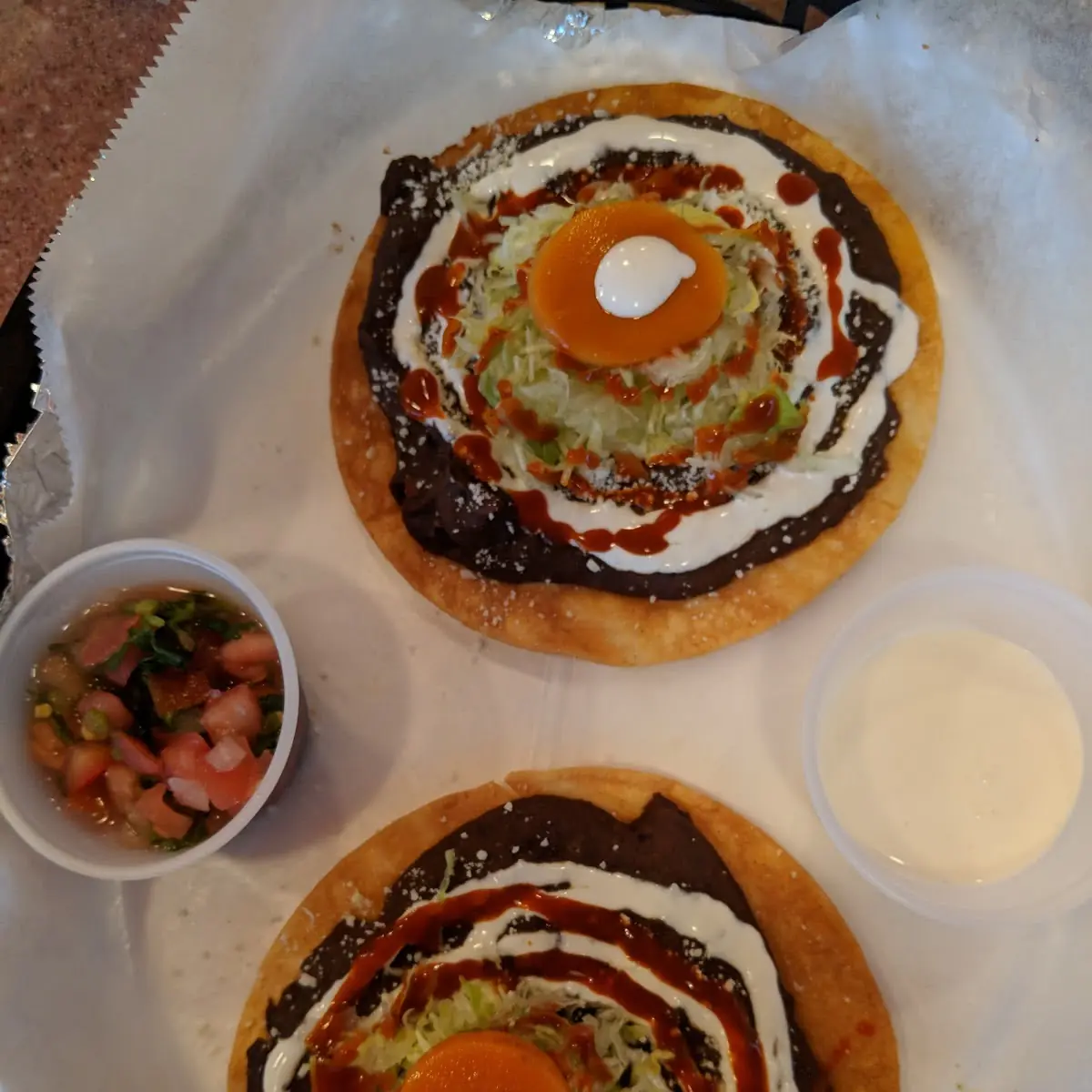 Black Bean Tostada