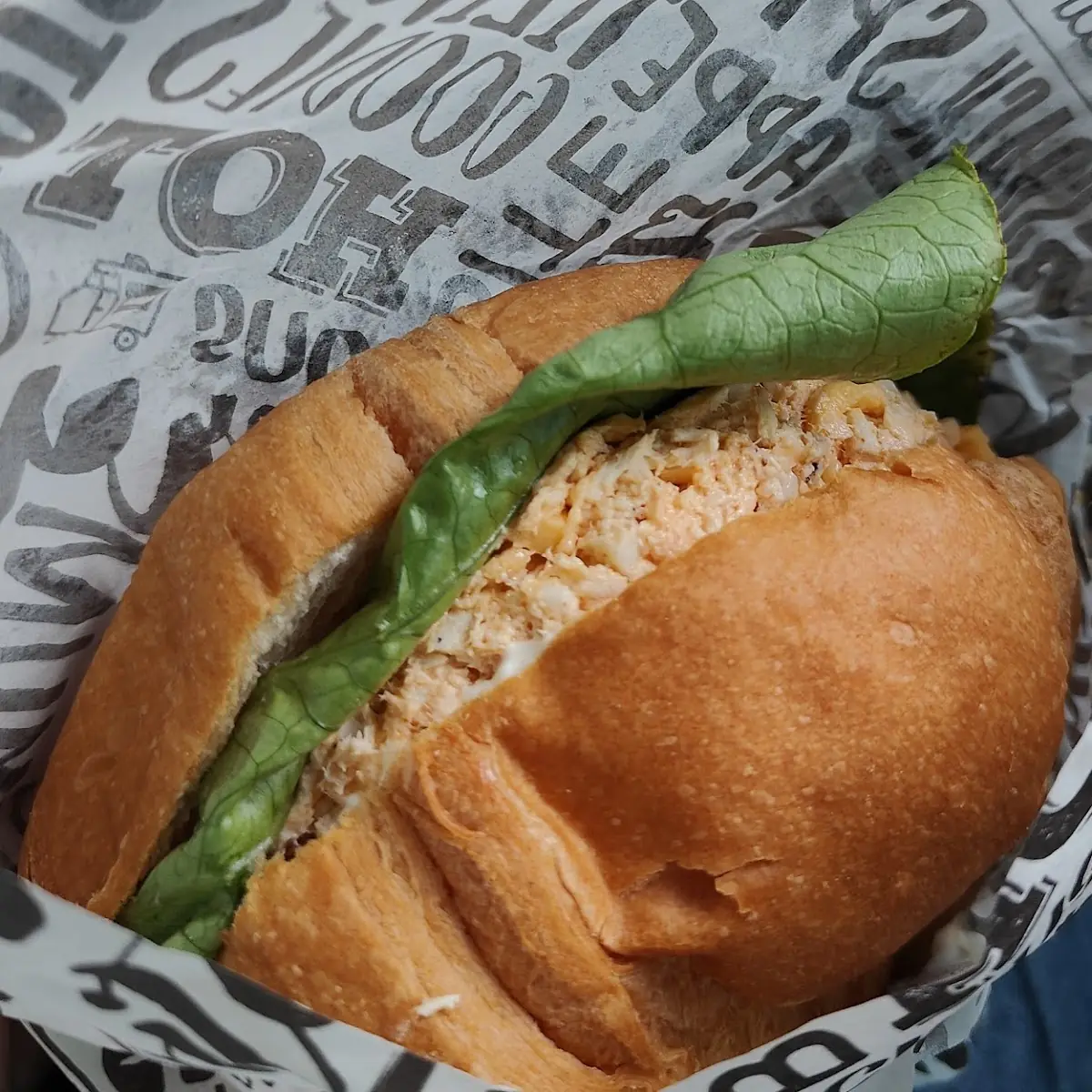 Buffalo Chicken Salad Croissant