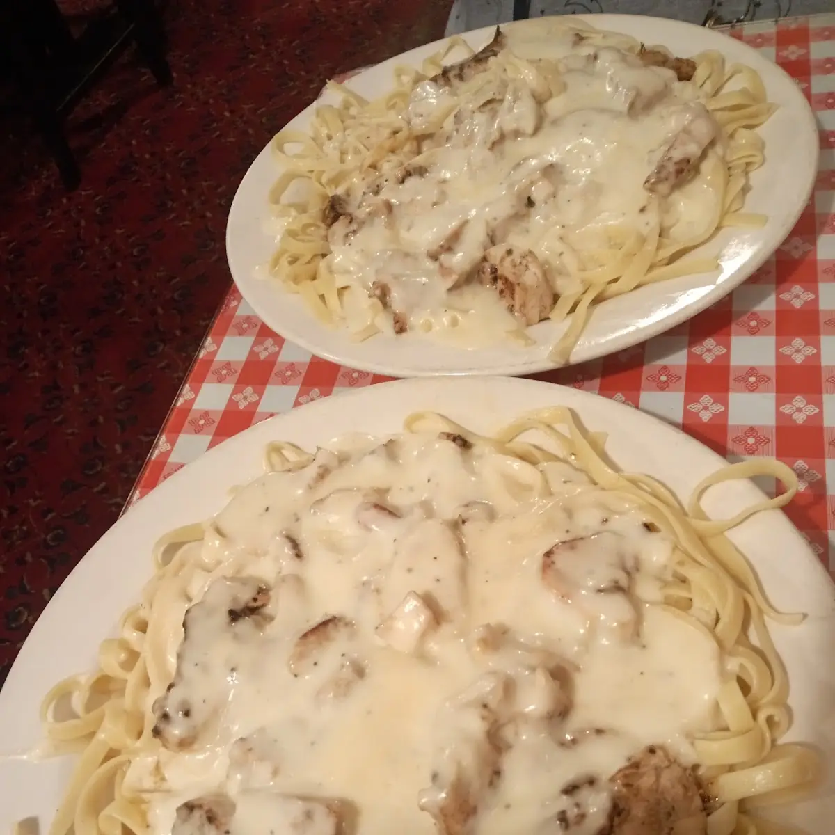 Fettuccine Alfredo with Grilled Chicken