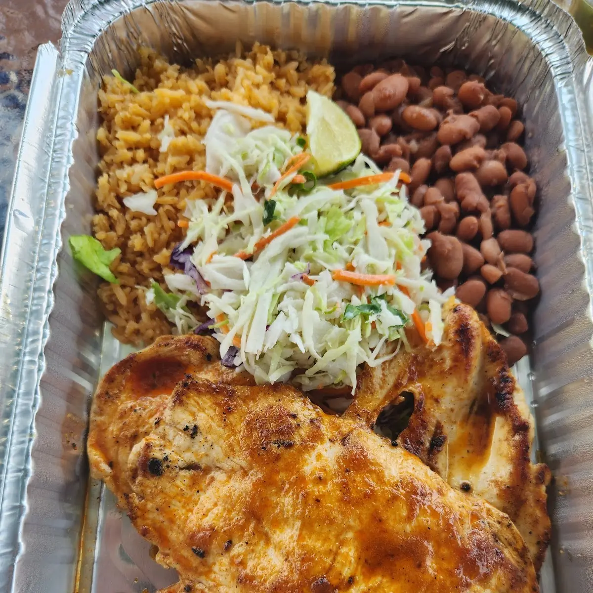 Pollo Asado Plate