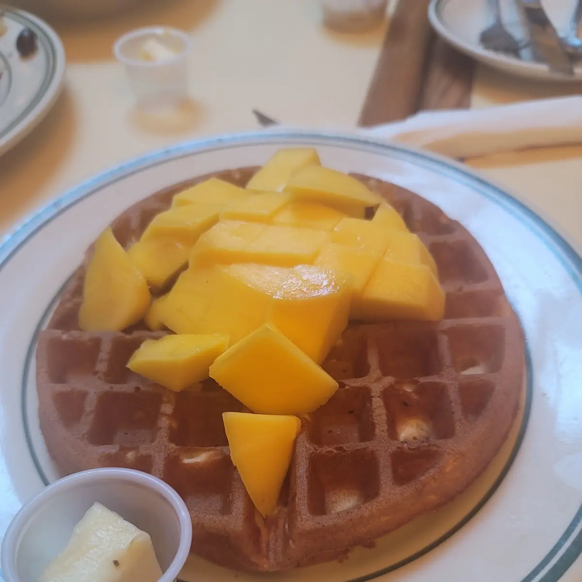Belgian Waffles with Fresh Seasonal Berries