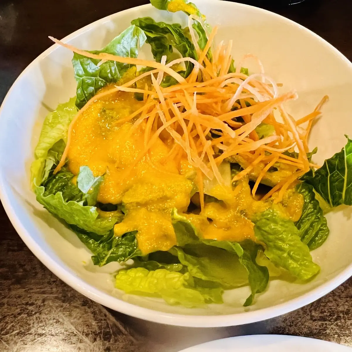 Salad with Special Ginger Dressing