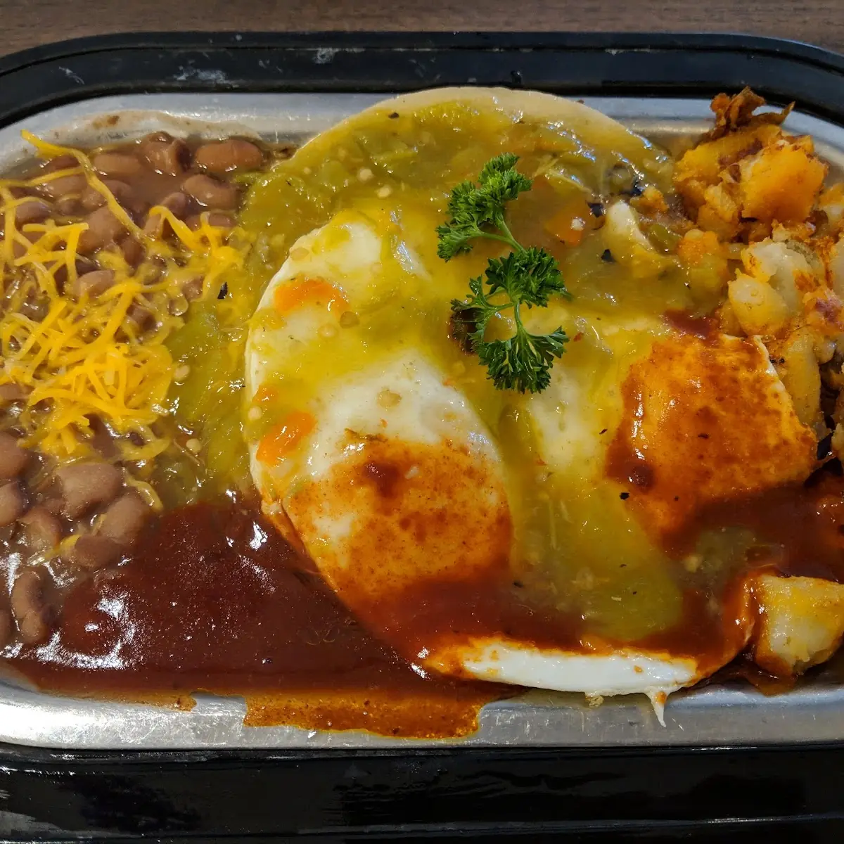 Smothered Breakfast Burrito