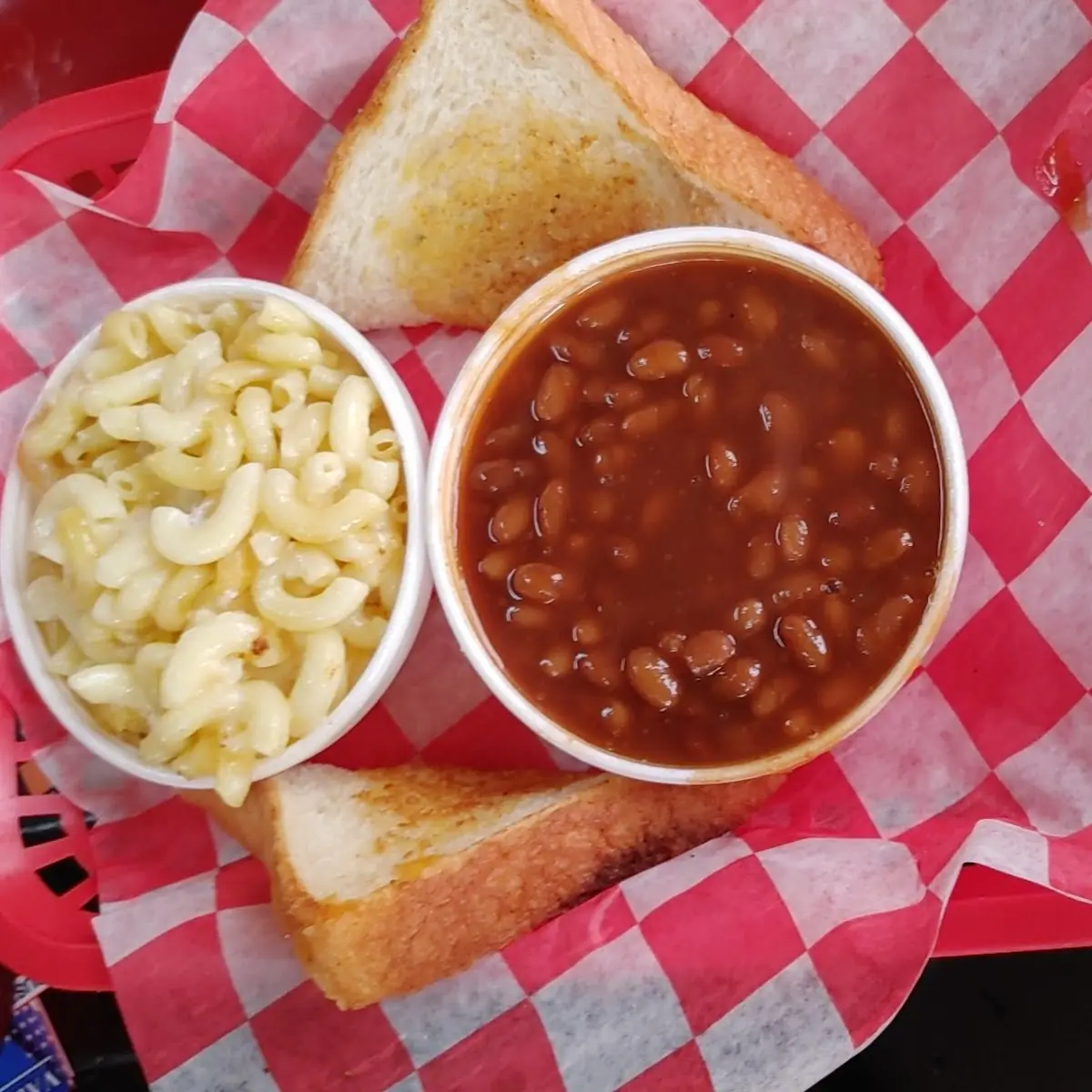 Baked Beans and Mac and Cheese