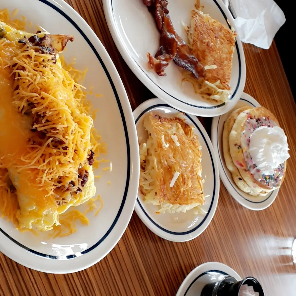 Bacon Cheese Omelette