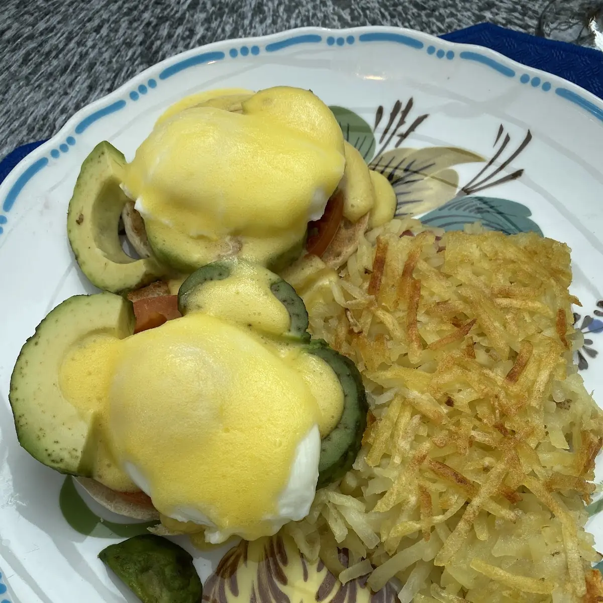 Eggs Benedict with Hash Browns