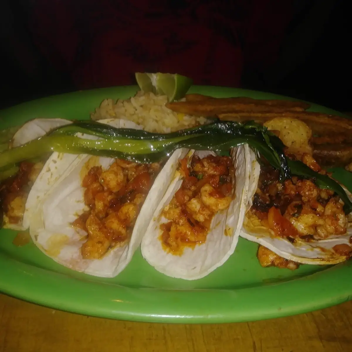 Shrimp Tacos Plate