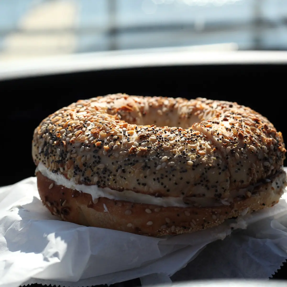 Everything Bagel with Chive Cream Cheese