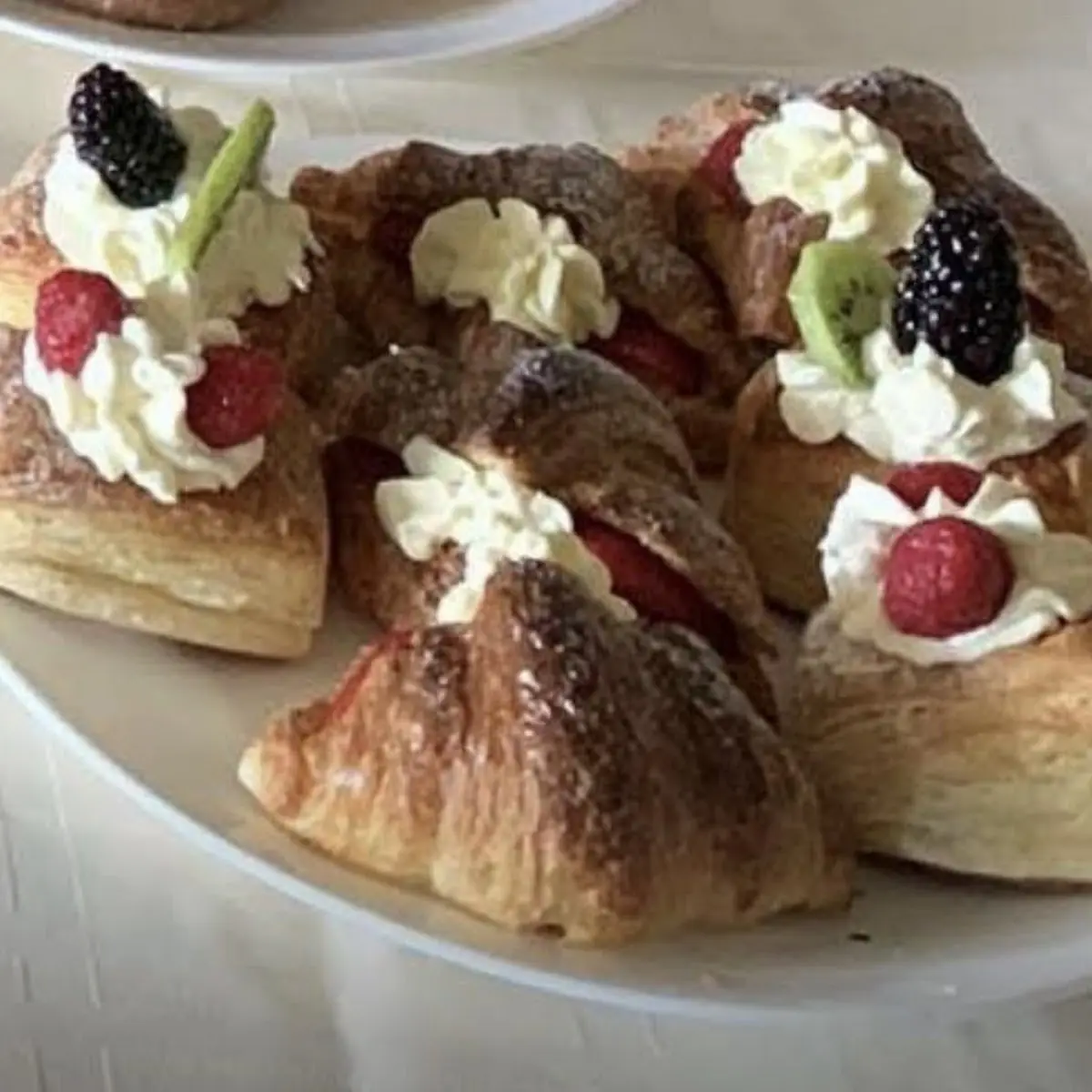 Mini Strawberry Lemon Cream Croissant