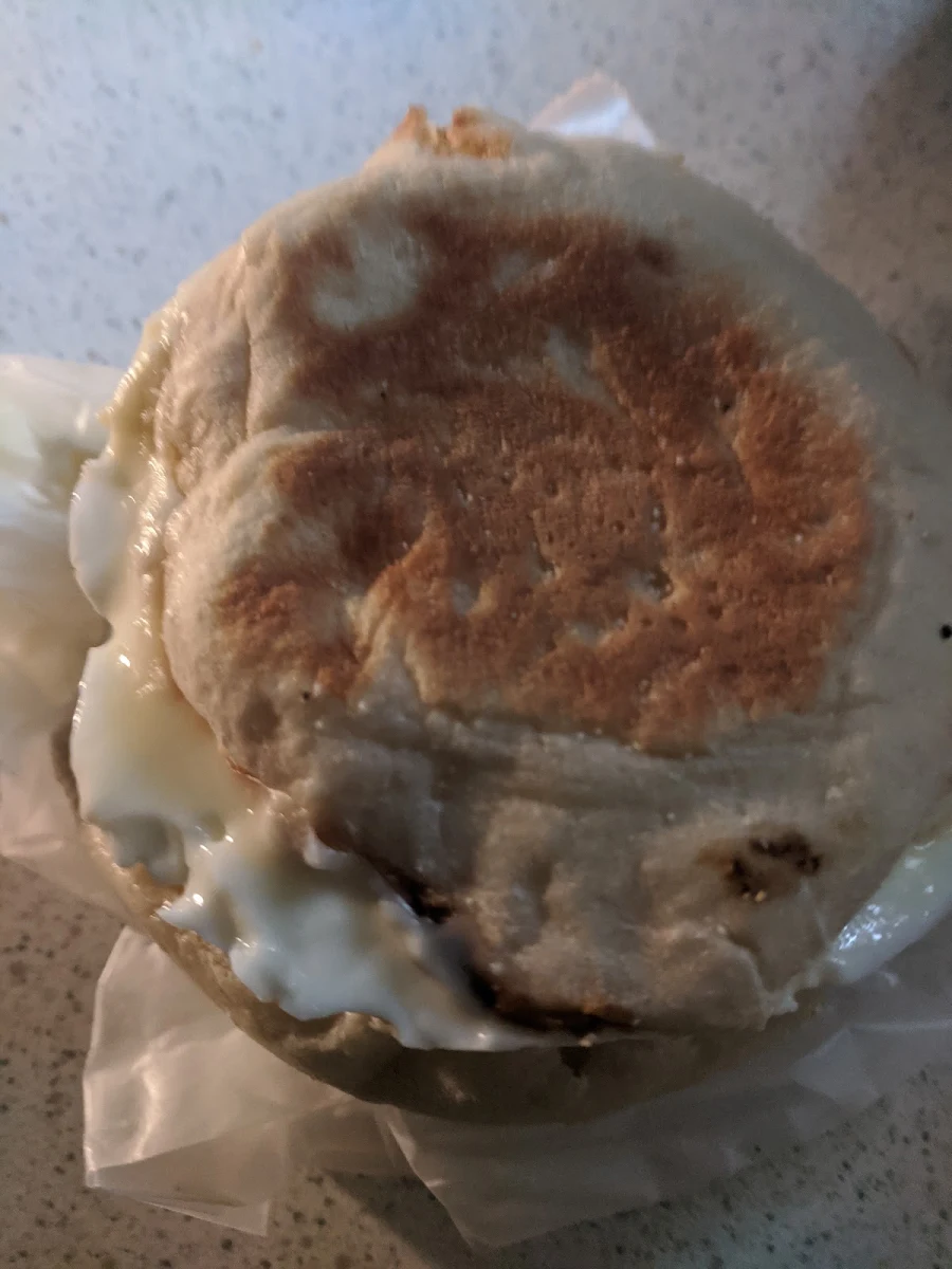 Breakfast Sandwich with Turkey Sausage