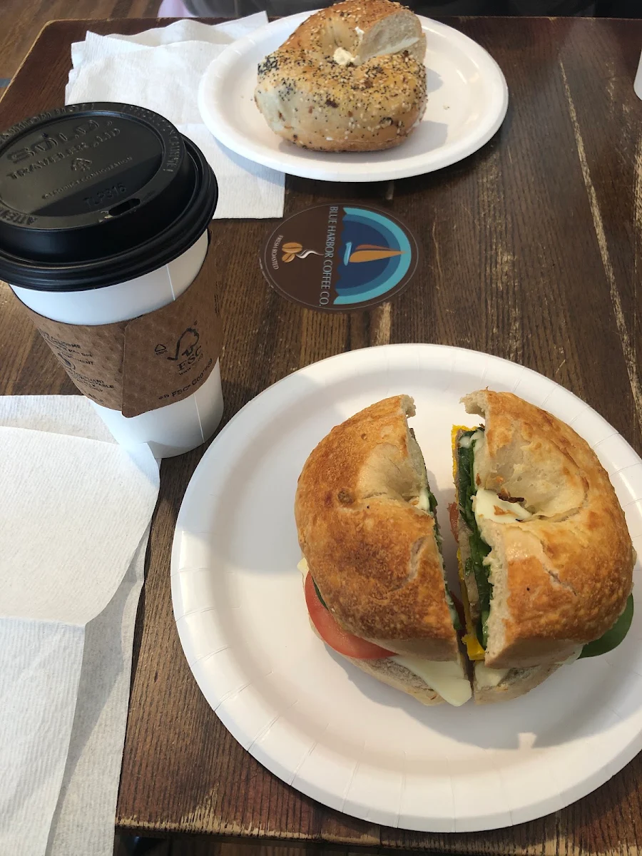 The Works Bagel Sandwich