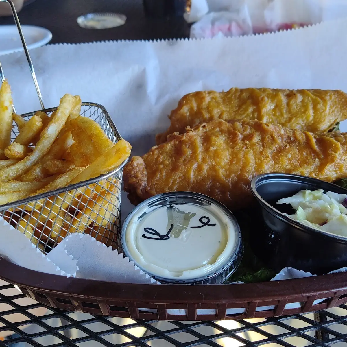 Fish & Chips with Coleslaw