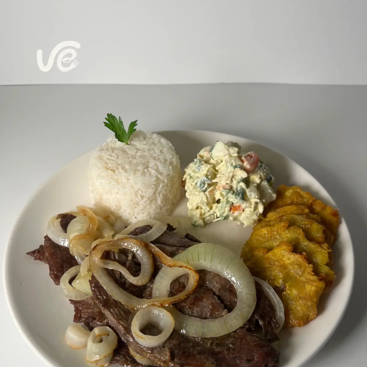 Bistec Encebollado Steak with Onions