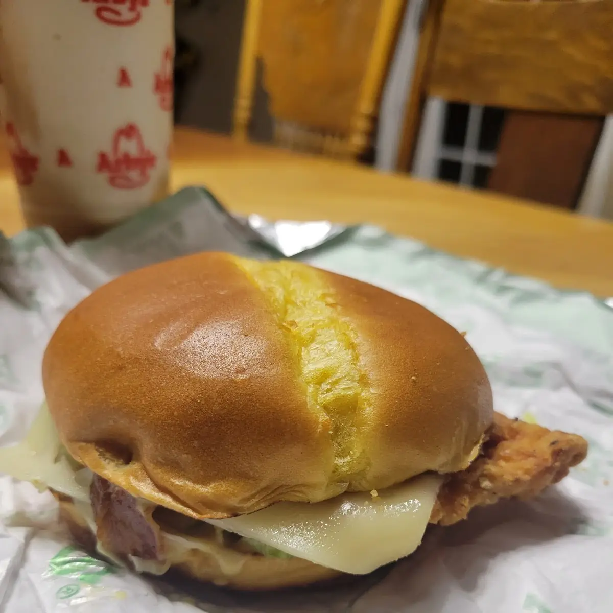 Chicken Bacon Swiss Sandwich
