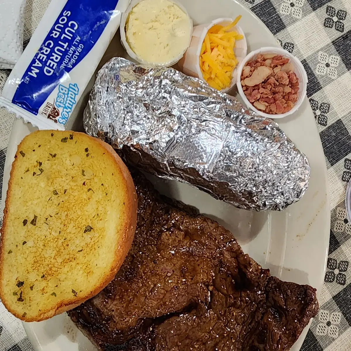Ribeye Steak and Baked Potato