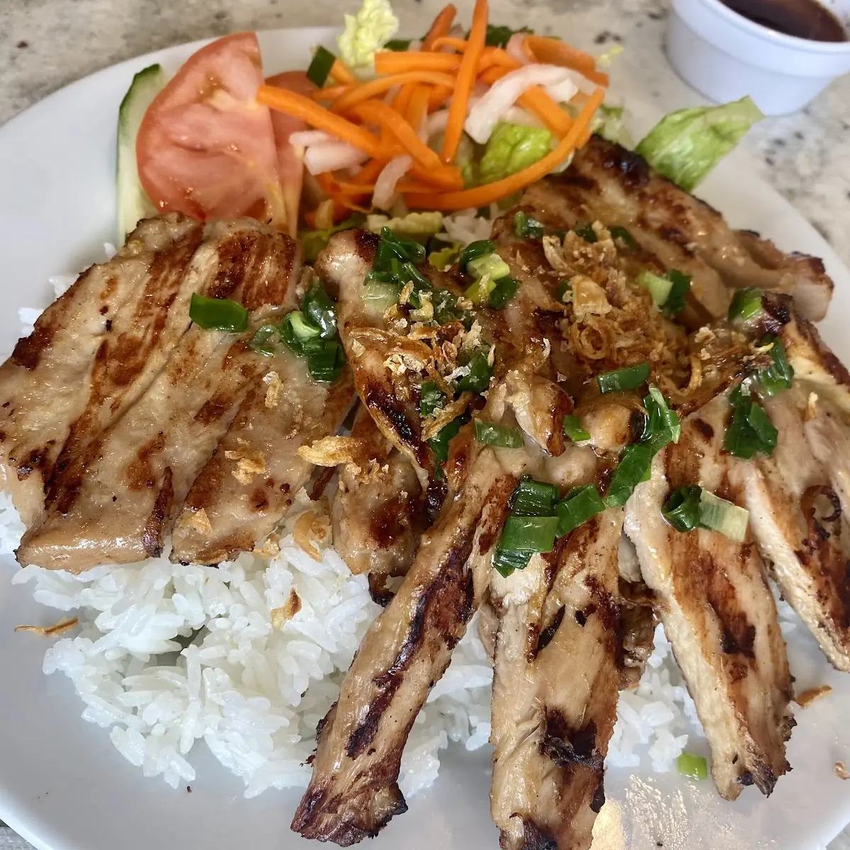 Rice with Chicken, Pork, or Beef Curry /Com Ca RI Ga, Heo, or Bo