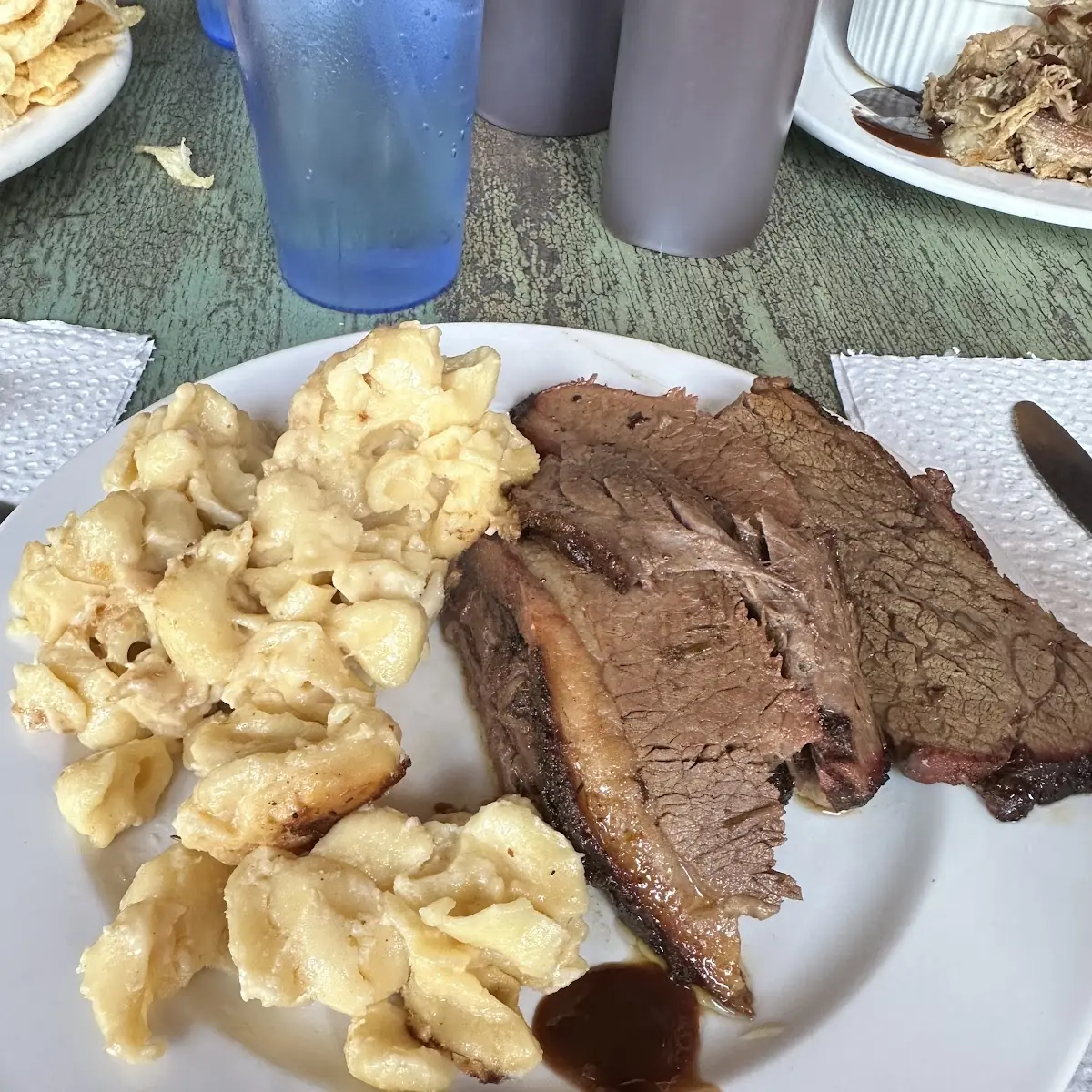 Brisket and Mac N Cheese