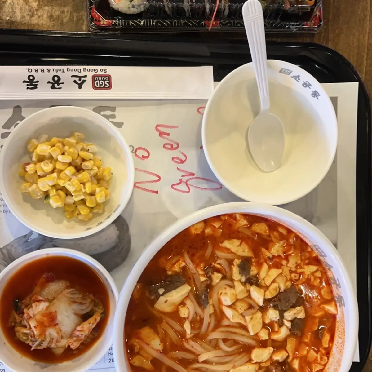 Beef Kalguksu Soondubu Jjigae