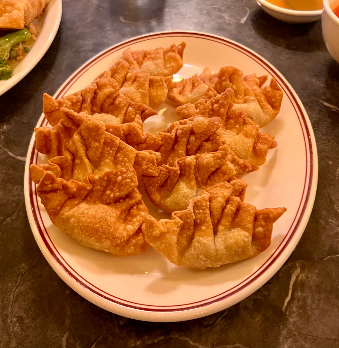Deep Fried Wontons No Meat, Diner's Choice