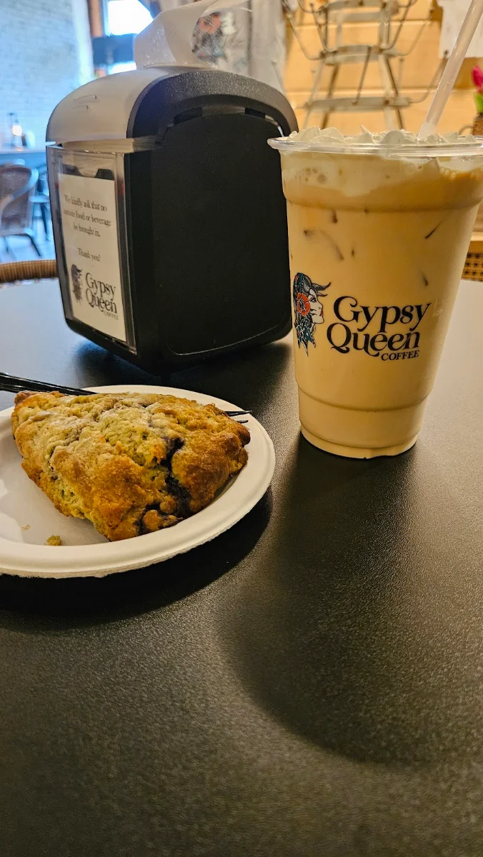 Iced Coffee Blueberry Scone