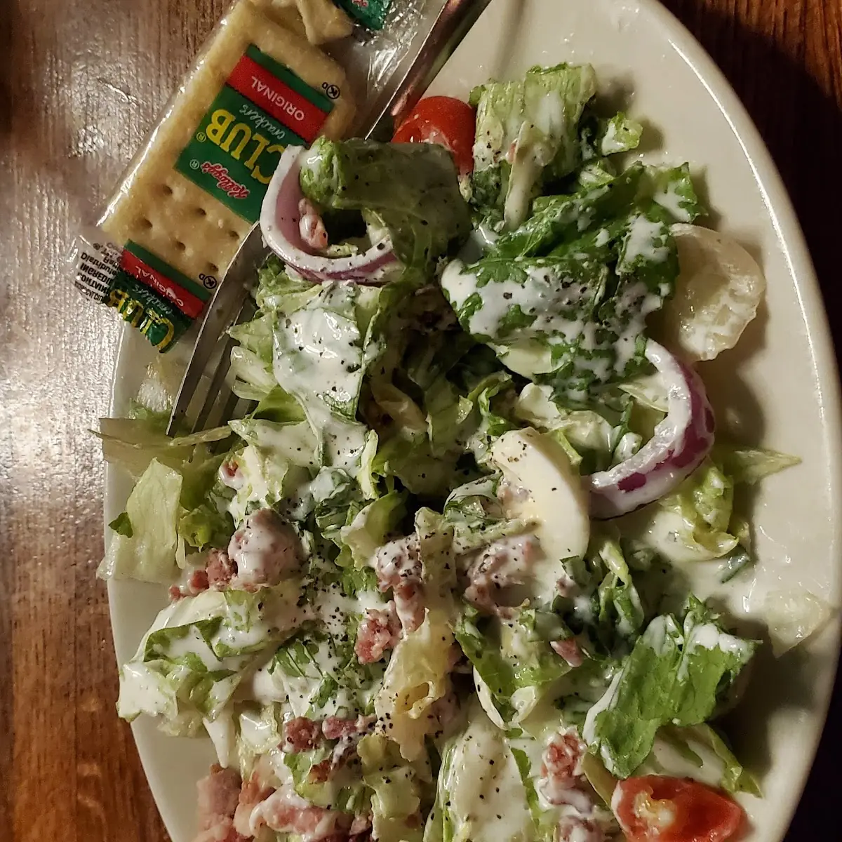 Salad with Italian Dressing